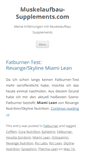 Mobile Screenshot of muskelaufbau-supplements.com